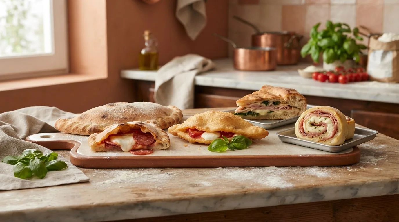 Pizza Farcita: Calzoni, Ripiene e Girelle